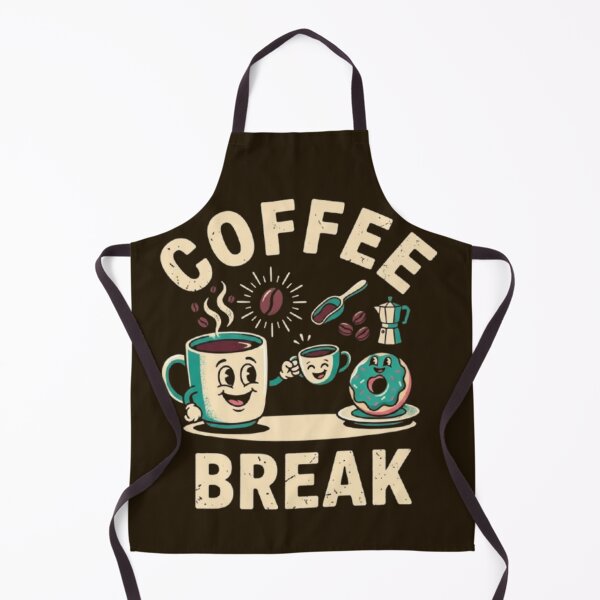 Item preview, Coffee Break – Whimsical Donut & Cup Design designed and sold by Dogandesighn.