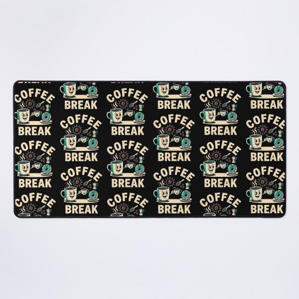 Item preview, Coffee Break – Whimsical Donut & Cup Design designed and sold by Dogandesighn.