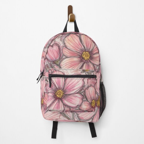 Item preview, Pink Cosmos Flowers - Pattern 6 designed and sold by AlinaSCorner.