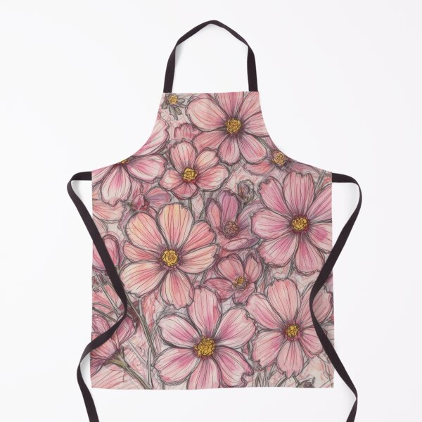 Item preview, Pink Cosmos Flowers - Pattern 6 designed and sold by AlinaSCorner.