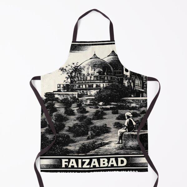 Item preview, Babri Masjid Faizabad India - Demolished 1992 | Risograph Duotone Print designed and sold by WAUZ.