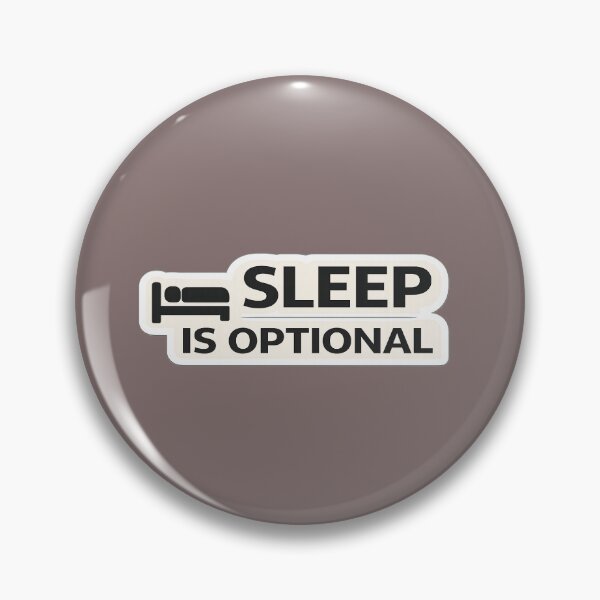 Item preview, Sleep Is Optional Funny Student Study Sticker designed and sold by theartizo.