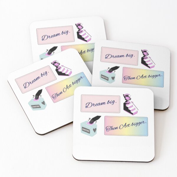 Item preview, Dream Big Then Act Bigger – Goal Setting & Giving Back Aesthetic designed and sold by Miheerala.