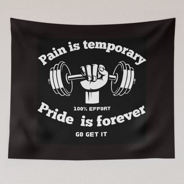 Item preview, Pain is temporary pride is forever  designed and sold by LorenzoArtZa.