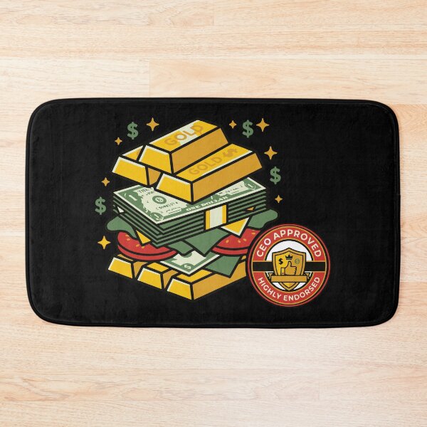 Item preview, Corporate Luxury Burger Meme - CEO Approved Cringe Aesthetic designed and sold by Mdozet.