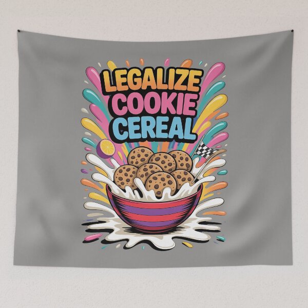 Item preview, Colorful Bowl of Fun - Legalize Cookie Cereal designed and sold by Art-Arcade6.