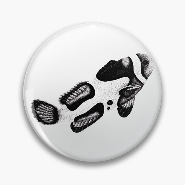 Item preview, Picasso clownfish illustration designed and sold by LorenDowding.