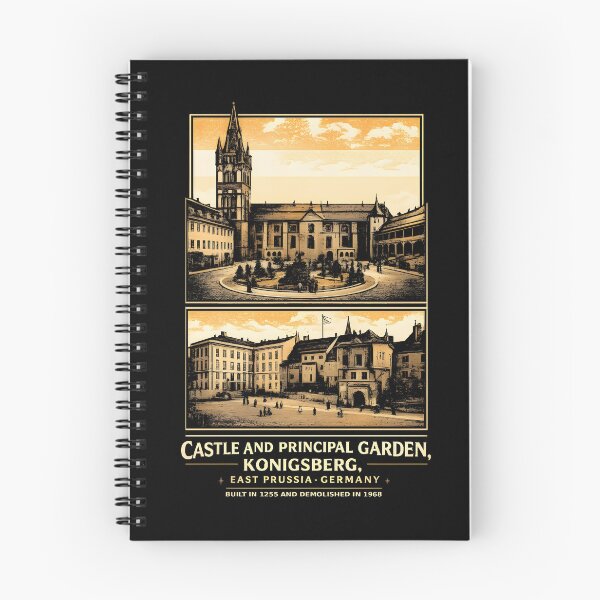 Item preview, Konigsberg Castle Germany - Demolished 1968 | Duotone Risograph Print designed and sold by WAUZ.