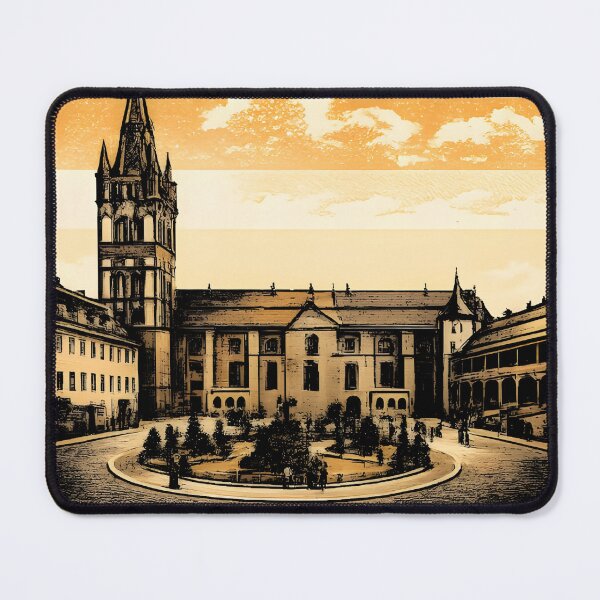 Item preview, Konigsberg Castle Germany - Demolished 1968 | Duotone Risograph Print designed and sold by WAUZ.