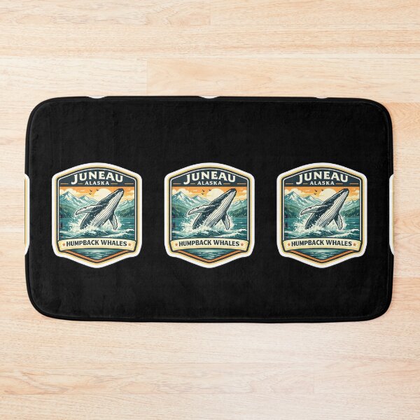 Item preview, Juneau Alaska Humpback Whales Scenic Whale Travel Design designed and sold by ElLocoMus.