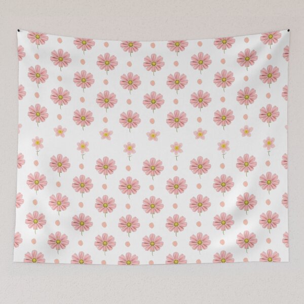 Item preview, Pink Cosmos Flowers - Pattern 8 designed and sold by AlinaSCorner.