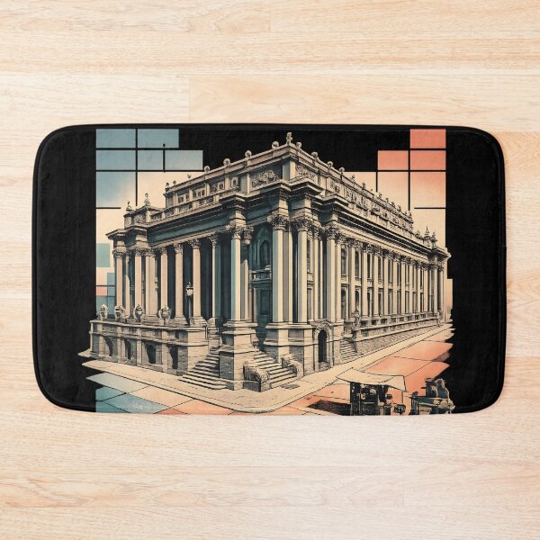 Item preview, Royal Opera House Valletta Malta - Destroyed 1942 | Risograph Duotone Art designed and sold by WAUZ.