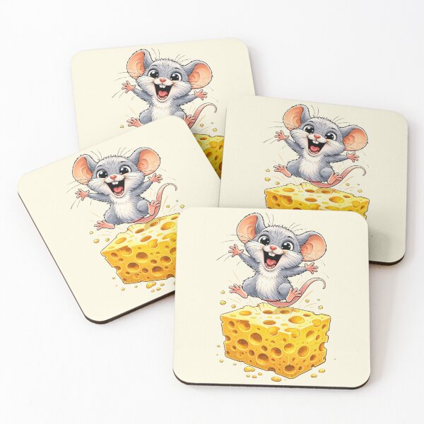 Item preview, Funny mouse. Happy. Cheese. designed and sold by Natart1004.