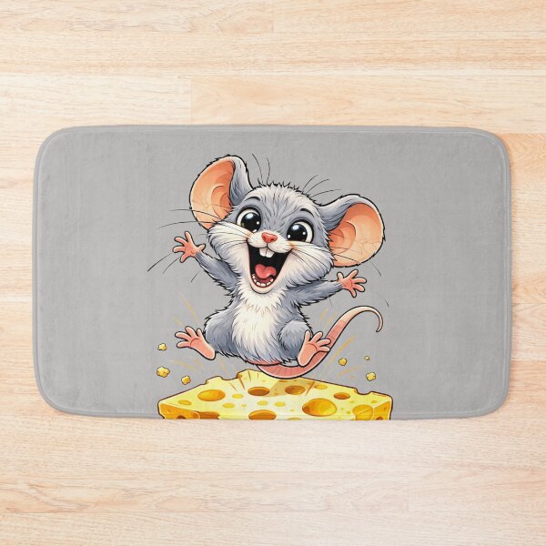 Item preview, Funny mouse. Happy. Cheese. designed and sold by Natart1004.