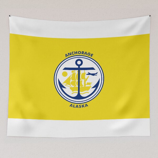 Item preview, Anchorage Flag - Alaska’s Northern Light & Anchor Pride designed and sold by NTGUILTY.
