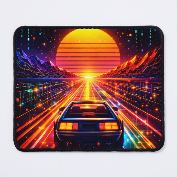 Item preview, Synthwave Sunset Drive - Outrun Aesthetic Neon Highway designed and sold by Tw1nsAIArt.