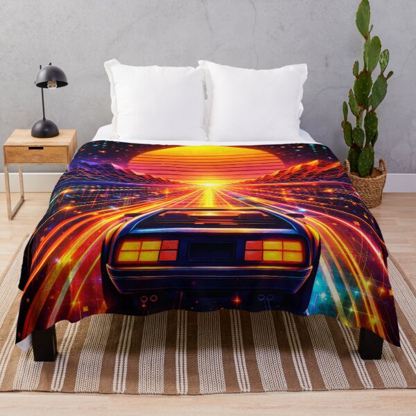 Item preview, Synthwave Sunset Drive - Outrun Aesthetic Neon Highway designed and sold by Tw1nsAIArt.
