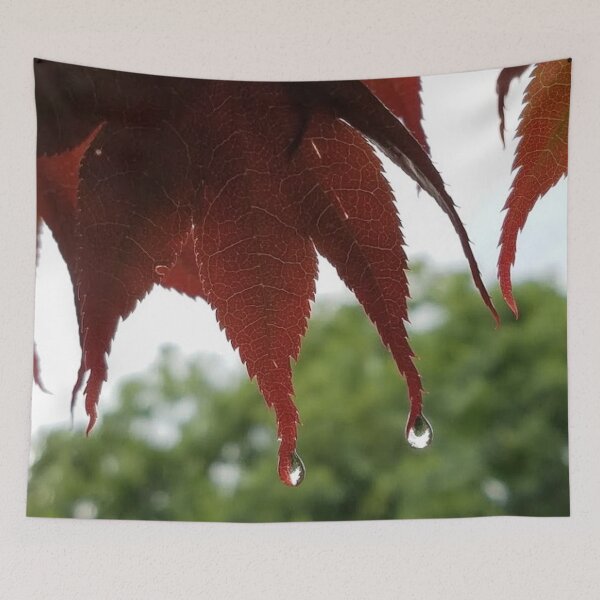 Item preview, Red maple leaf photograph designed and sold by GiSilver.