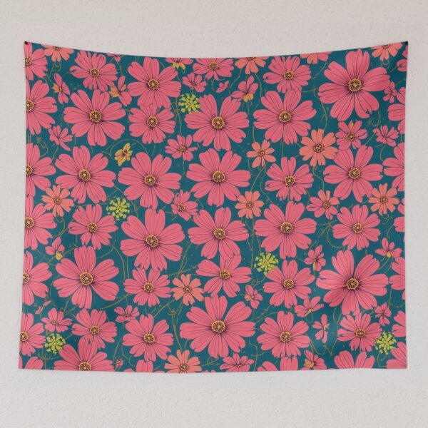 Item preview, Cosmos Flowers - Pattern 9 designed and sold by AlinaSCorner.