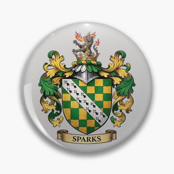 Item preview, The Sparks Family Coat of Arms designed and sold by BagTown Clans.