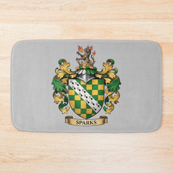 Item preview, The Sparks Family Coat of Arms designed and sold by BagTown Clans.