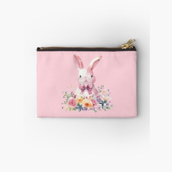 Item preview, Floral Bunny Spring Bunny Minimal Bunny Illustration designed and sold by TeesOnRosebud.