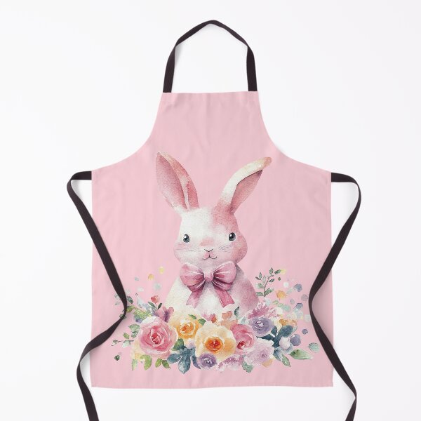 Item preview, Floral Bunny Spring Bunny Minimal Bunny Illustration designed and sold by TeesOnRosebud.