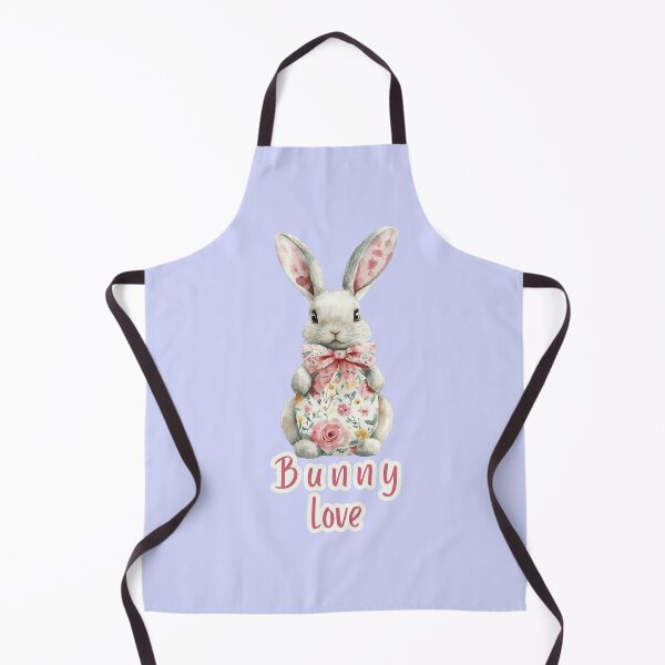 Item preview, Bunny Love Floral Bunny Spring Bunny Illustration designed and sold by TeesOnRosebud.
