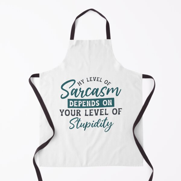 Item preview, My Level of Sarcasm Depends on Your Level of Stupidity - Gold Aesthetic designed and sold by HBDStudio.