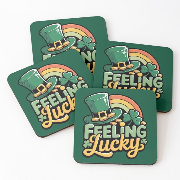 Item preview, Feeling Lucky – Funny Saint Patrick’s Day Quote Design designed and sold by Belartee.