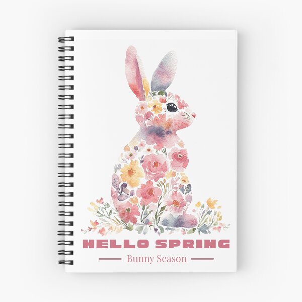 Item preview, Hello Spring Bunny Season Floral Bunny Spring Shirt designed and sold by TeesOnRosebud.