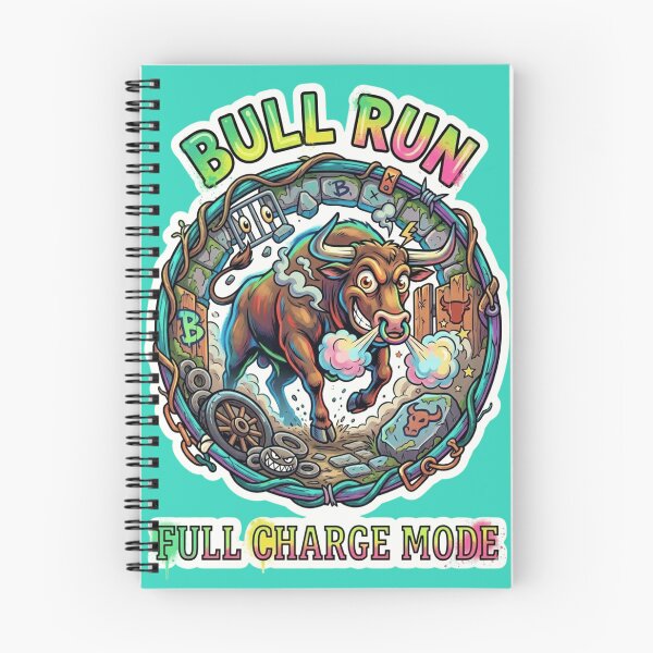 Item preview, Bitcoin Bull Run Sticker Wall Street Crypto Trader Art designed and sold by Bug by Design.