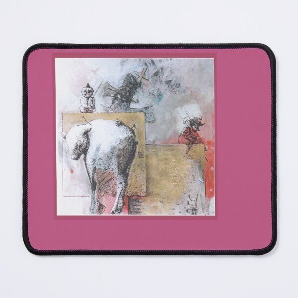 Item preview, Pinned Lamb in Toys World (Original Mix Media Painting by ACCI) designed and sold by VanyssaGraphics.