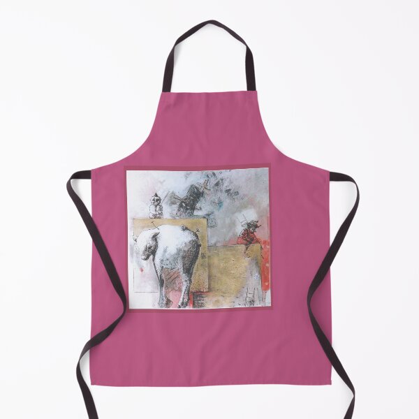 Item preview, Pinned Lamb in Toys World (Original Mix Media Painting by ACCI) designed and sold by VanyssaGraphics.