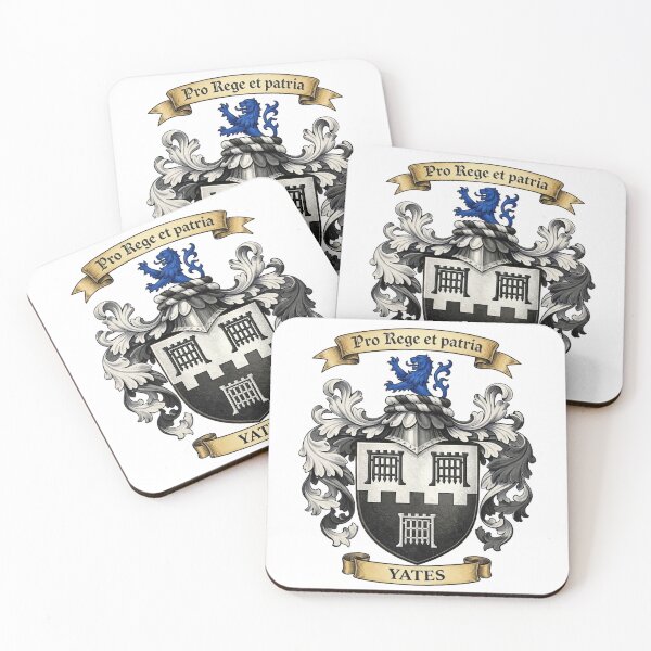 Item preview, The Yates Family Coat of Arms designed and sold by BagTown Clans.