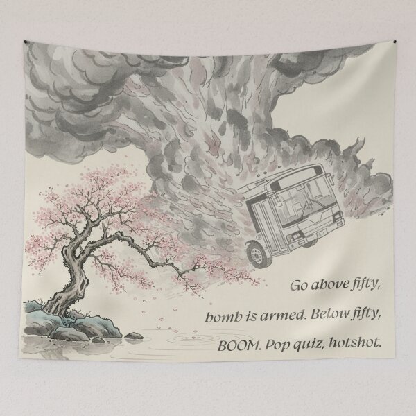 Item preview, Bus 2525 - A Haiku designed and sold by Talking Threads.