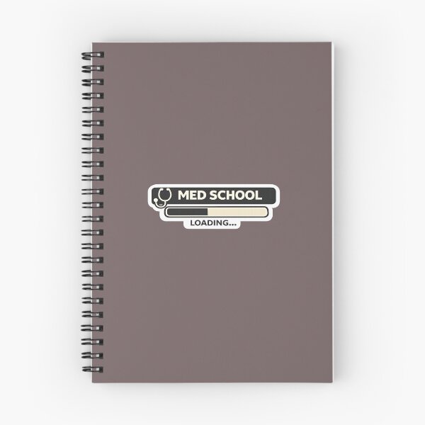 Item preview, Med School Loading Funny Medical Student Sticker designed and sold by theartizo.