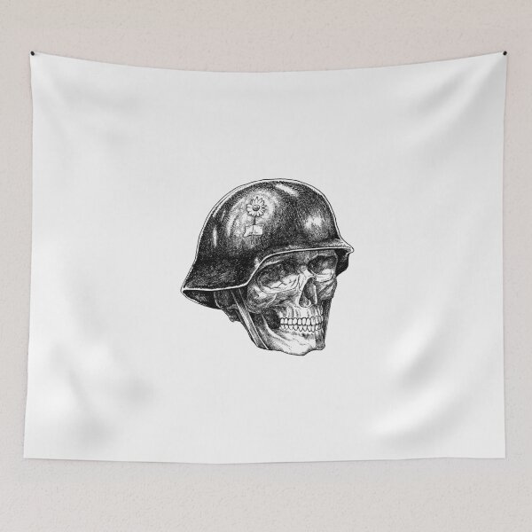 Item preview, Military Helmet of the Skull Troops  designed and sold by fadhilfahrianto.