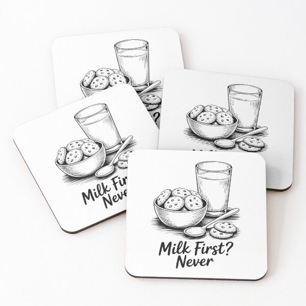 Item preview, Milk First? Never – Funny Cookie Cereal Statement designed and sold by Art-Arcade6.