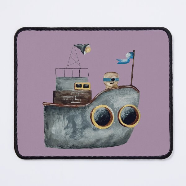 Item preview, Blue BooBoo - Boat Art designed and sold by booboos-rescue.