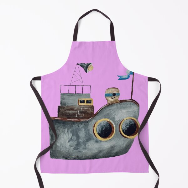 Item preview, Blue BooBoo - Boat Art designed and sold by booboos-rescue.