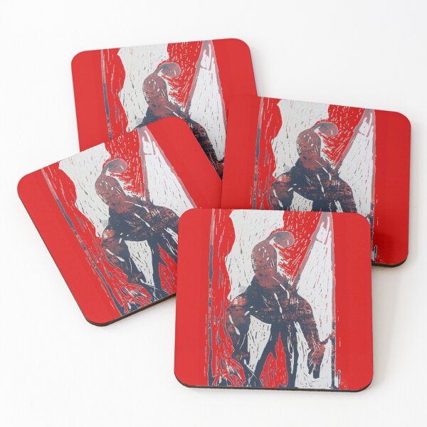 Item preview, Don Quijote (Original Linocut by ACCI) designed and sold by VanyssaGraphics.