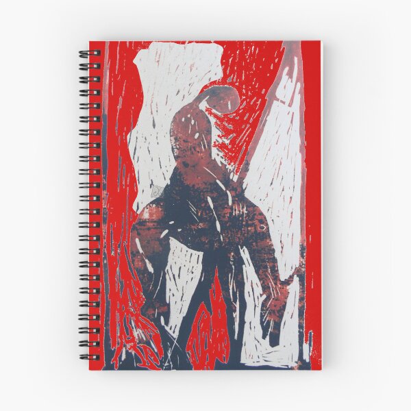 Item preview, Don Quijote (Original Linocut by ACCI) designed and sold by VanyssaGraphics.