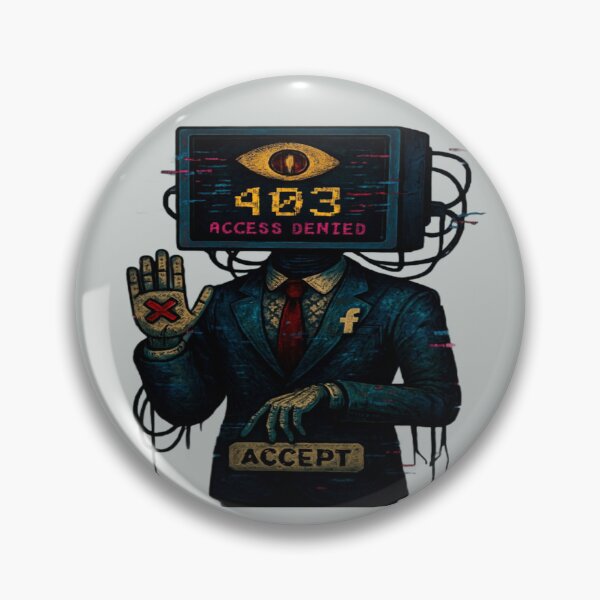 Item preview, Cyborg 403 Access Denied Corporate Dystopia designed and sold by Ecosetereos.