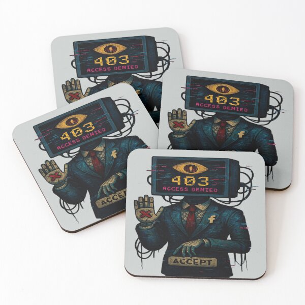 Item preview, Cyborg 403 Access Denied Corporate Dystopia designed and sold by Ecosetereos.