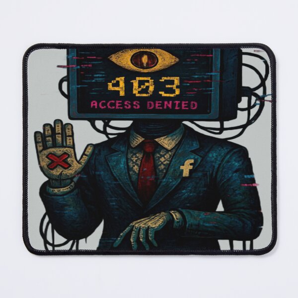 Item preview, Cyborg 403 Access Denied Corporate Dystopia designed and sold by Ecosetereos.