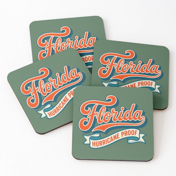 Item preview, Florida Hurricane Proof - Retro Sunshine State Pride designed and sold by Cozy-Old-Pub.