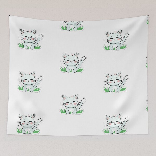 Item preview, Whiskers & Charm white designed and sold by tim tal.