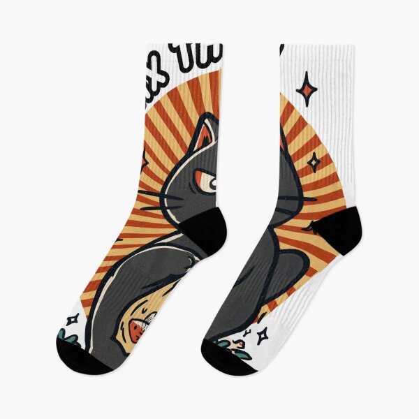 Item preview, Tax The Rich Greedy Black Cat With Fish Funny Political Cat Design designed and sold by Region.