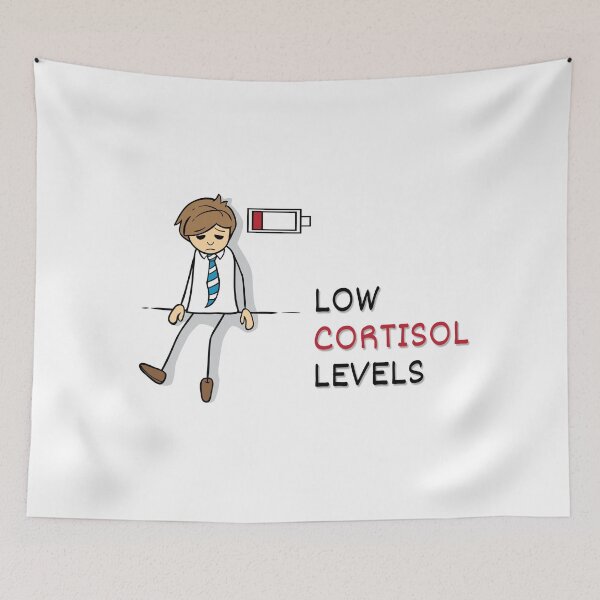Item preview, High Cortisol Levels Funny Stress Humor – Burnout Office Worker Design designed and sold by ArcticFoxStudio.